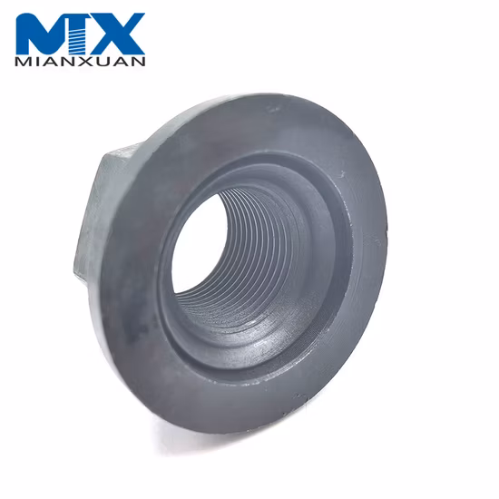 Wheel Hub Nuts DIN 74361 Hexagon Lock Lug Spherical Nuts with Flange